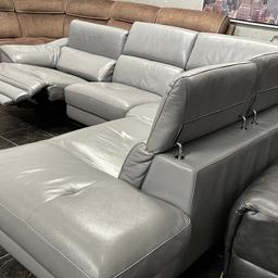 Genuine grey leather powered electric recliner corner sofa.
100% leather for durability. 
Adjustable headrests help to support back and neck. Thanks to the thick leather, the sofa is waterproof. Easy to keep it clean.
Power electric recliner seat and 
USB charging point for phones tablets and other electronics.
The sofa comes in 2 parts for easy transportation.

Measurements: 285  x 225 cm

Price: £1600
RRP: £3499

Welcome to view and try

🛋️Friendly Furniture 🛋️

🇬🇧Sunnyside business park🇬🇧
Adelaide Street
Bolton
BL3 3NY

Tel: 07543783313

Nationwide delivery service is available 🚚🚚🚚

Free delivery in Bolton area 🚚👍🏻

Open 7 days a week 👍🏻

#sofa #furniture #leather #lefthand #righthand #uk #wales #scotland #delivery #comfort #grey #leather #sameday #headrest #fashion #style #interior #home #livingroom