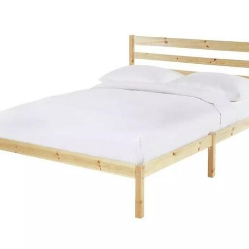 Buy & Sell West Yorkshire Bradford - Photos for Kaycie Double Wooden Bed Frame - Pine