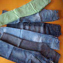 6 Jeans mit geradem Bein, Anprobe gerne möglich, Übergabeort nach Vereinbarung, Preis für alle zusammen