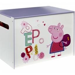 Brand New Boxed

Get mini Peppa Pig fans tidying up in no time with the Peppa Pig Toy Box. Featuring their favourite characters, this toy box is perfect for stashing away their toys, books and games after a busy day of play.
Part of the Peppa Pig collection.
Wood effect.
Size H40, W60, D40cm.
Weight 6.5kg.
Self-assembly.

Collection from B20 Perry Barr Area only.