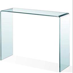 Console glass 60x30  (75 H) 
Clear glass no marks