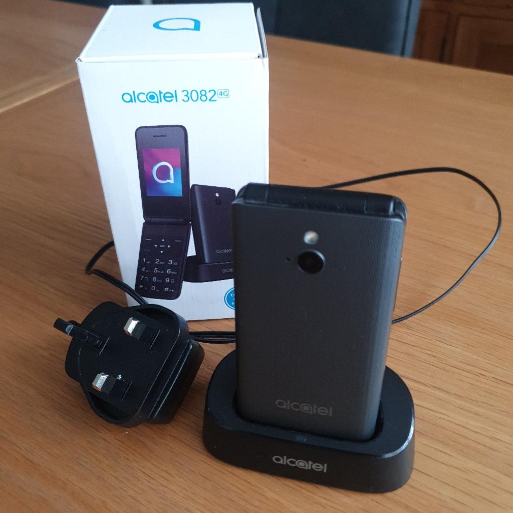 Alcatel 3082 Flip Phone
Has £8.67 credit still to use!
Ideal for older person needing very easy to use larger press buttons.
Pay as you go, no contract.
Dark Grey colour.
Only used twice, still like new.
Collection Only.