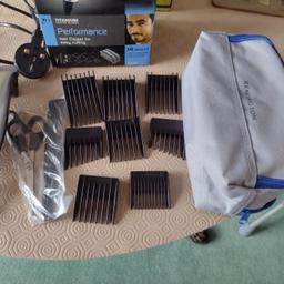Performance Hair Clipper. Performance hair clipper for easy cutting. With titanium coated blades and 14 piece kit including 8 attachment blades, storage bag, scissors and comb. Brand new, still in the box.£15