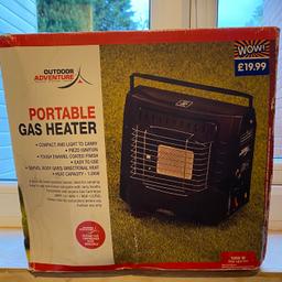 Camping Gas heater uses gas canisters cost 20.00 new
