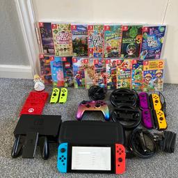 All in a great condition
All have separate prices
Please let me know what you want and I’ll tell you the price
When I tell you the price that is the fixed price
Many Mario games all for great prices
All will be great prices
Can do delivery just need to add that in a separate listing
The console is £155
Any questions please ask
Delivery will be £10 for the console and £3 for any other item

Or collection is in st Neots Cambridgeshire 

Thank you 😊
