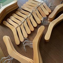 36x kids wooden clothes hangers

Would say to age 5y