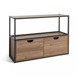 Habitat Loft Living 2 Drawer TV Unit

💥New/other, flat packed in the box💥

Made from MDF and steel with a painted finish.
Size H 79, W 114, D 37.5cm.
Weight 36.5kg.
2 drawers with metal runners.
1 shelf.
1 media storage section.
Largest height of media equipment sections 36cm.
Suitable for screen sizes up to 50in

💥Check our other items💥