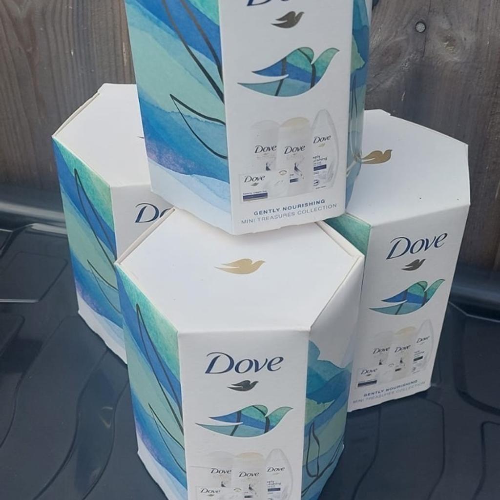 Dove mini set
I have 4 of these £3 each
Brand new no offers