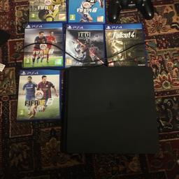 PlayStation 4 slim 500GB Full Bundle Comes with games and the console only used 3 or 4 times Works Like New 6 games Collection In Ilford IG3