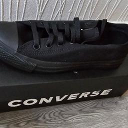 Converse Chuck Taylor All Star Ox Black Monochrome brand new size 7 pick up only
