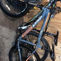 Voodoo Bantu mountain bike gears need sorting but does still peddle just had brand near s bend and brand new chain from Halfords will need some break fluid for back brake but front brake is fully working pick up gateshead area open to offers