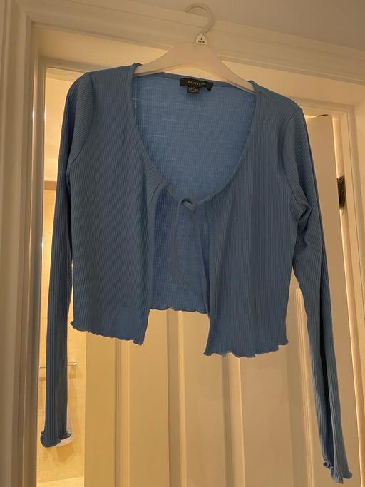 Buy & Sell Windsor and Maidenhead Old Windsor - Windsor and Maidenhead - Photos for Primark blue ribbed cardigan size 10-12