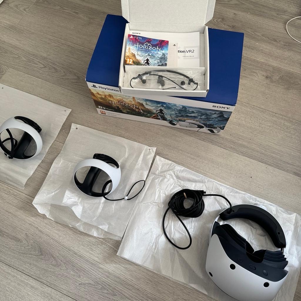 PlayStation 5 VR2
Used once
Brand new Condition, with all packaging and box
Comes without the game as I have already redeemed.
£570 brand new
Selling at £375 ONO
Cash only
Collection Only UB3