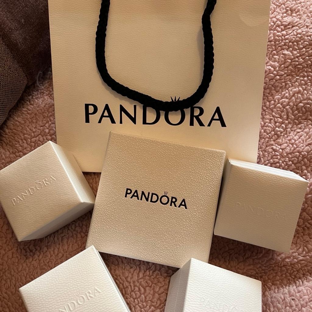 Pandora bag x 1 and 5 pandora boxes