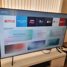 BRAND NEW BOXED SAMSUNG UE75CU71000 SMART 4K UHD HDR LED TV WTH WIFI, APPS, FREEVIEW HD, TV PLUS

COMES BOXED WITH ITS STAND AND REMOTE CONTROL 

75 INCH SCREEN 
SMART TV WITH APPS 
WIFI 
FREEVIEW HD
BLUETOOTH
TVPLUS
3 X HDMI PORTS
USB PLAYBACK AND RECORDER


Can deliver it for petrol cost