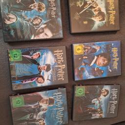 6 Teile Harry Potter DVD Filme