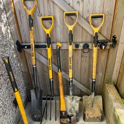 Selection of garden tools as job lot