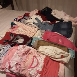 Clothing bundle. Would suit car booter/ market trader. Mixed sizes mainly from birth to 12 mths with a few random larger sizes. No stains or tears. Collection only from b71 3nt as don't drive and don't post sorry. 90+ items