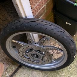 Piaggio liberty front wheel with very good tyre comes with disc brake also no scuffs or marks other parts available, offers considered