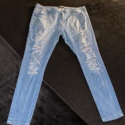 Item: Denim Jeans
Purchased: Primark 
Size: UK 20 
Price: £6 
Condition: Used good condition 
NO OFFERS ‼️‼️ 

100% Authentic Please view all photos carefully before purchasing Delivery: Posted via Royal Mail 2nd class signed for £4.69 minimum maybe more depending on the value of the item. This is not negotiable ‼️ Collection: Southeast London Contact me for more information