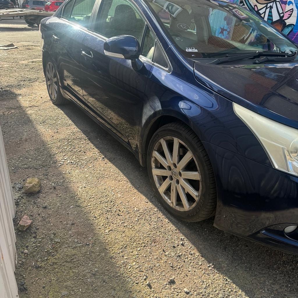 2009 Toyota Avensis
185k Mileage
Mot till 13/04/2024
HPI clear ✅
2 keys ✅
Passenger side mirror damaged
Rear bumper got mark u can see in pictures
Bodywork and interior in good condition this car has been well taken care of. Engine and gearbox is absolutely mint with no knocks or bangs and no unwanted lights on dash. Car pulls very well and drives very smooth. Spec consists of, electric windows, Bluetooth ,aux, AC, cruise control, speed limiter, half leather seats, heated seats, multifunction steering wheel and much more. All inspection welcome first to see will buy.

V5 ✅
£1095
No silly offers