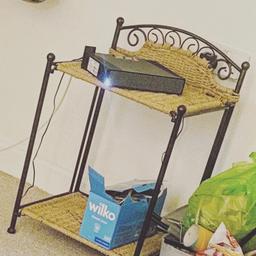 Excellent condition . Foldable side table
