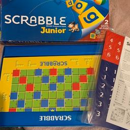 SCRABBLE FOR JUNIORS BOARD GAME WITH 2 LEVELS OF PLAY FOR AGES 6/10 YEARS