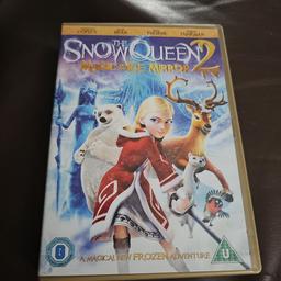 snow queen 2 dvd magic of the ice mirror starring Sean bean 
dvds in good condition used
any discs that are 15p each are also mix and match at 10 for £1
please look at my other items for sale as have a wide variety of dvds and games for sale
sorry but I do not accept PayPal or shpock wallet as payment and unfortunately I do not post due to working hours
collection only
