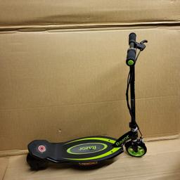 ExDisplay Electric scooter Razor E90 Green

Speeds up to 10 mph (16 kmh) with up to 60 minutes of continuous use. Kick start, in-wheel hub motor. Airless, puncture proof front and rear wheel

💥ExDisplay💥

2 wheels
Anti-slip footplate
Easy grip handles
Size H83.6, W32.7cm
Maximum user weight: 54kg
12V
For ages 8 years and over
Only for domestic use
To be used under the direct supervision of an adult

💥Check our other items💥