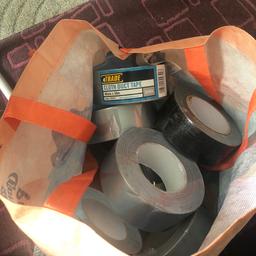 I have 14 brand new rolls of waterproof Duct tape silver and black. They are 50 and 60m long.
Asking £20 for the lot or £2 a roll.
COLLECTION ONLY FROM ROTHERHAM S654HP