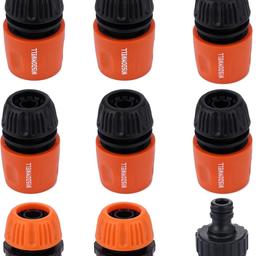Wisdomwell hose connector accessories set, 4 hose end connector, 2 hose repair connector, 2 connector with water stop, 1 tap connector universal adapter 
RRP £13