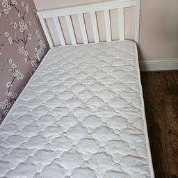single bed with mattress brand new not been usex