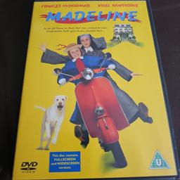 madeline dvd 
dvds in good condition used
any discs that are 15p each are also mix and match at 10 for £1
please look at my other items for sale as have a wide variety of dvds and games for sale
sorry but I do not accept PayPal or shpock wallet as payment and unfortunately I do not post due to working hours
collection only