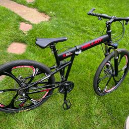 Excellent near new condition folding adults bike suspension all round , bought to go in Campervan but unfortunately selling due to ill health - £275 each or two £500