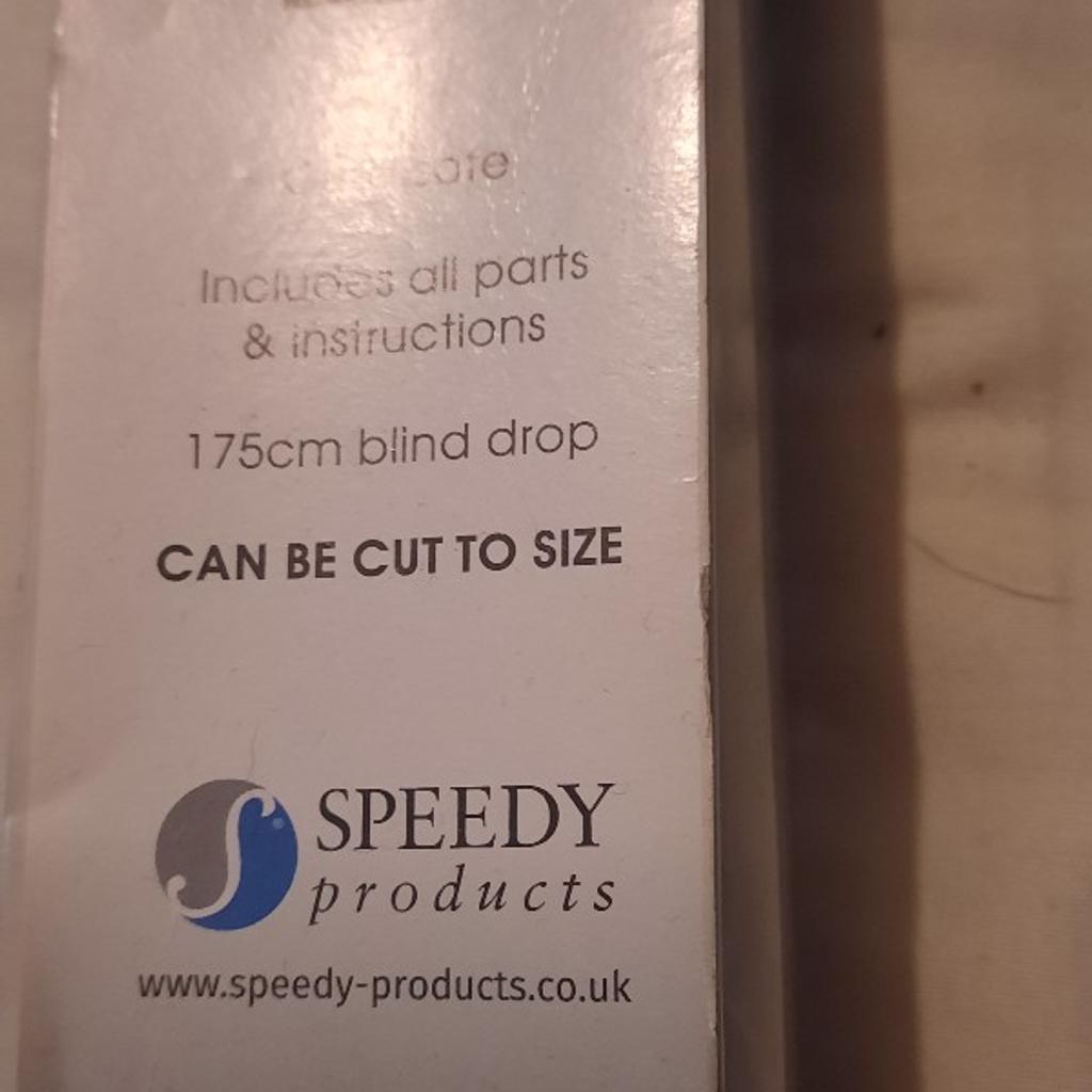 blackout blind, can be cut to size if needed. Still in packaging.
