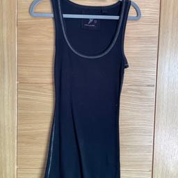 River Island Black Tank Top 
Size 10
Good condition