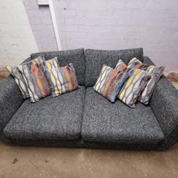 2/3 seater sofa from Sofology
Blue/Grey
Very good condition
With 6 cushions (4 large & 2 small)
Dimensions: w183 x h85 x d110 cm
Collection only - from B90