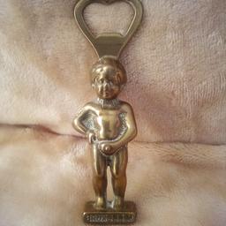 vintage Bruxelles brass " little boy peeing"