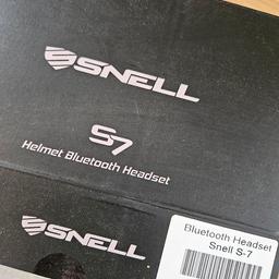 snell s7 helmet bluetooth headset
COLLECTION ONLY 
NO OFFERS SORRY