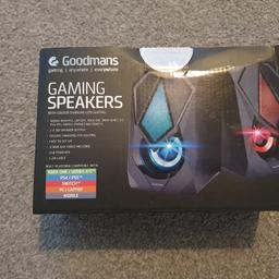 Goodmans gaming speakers with manual