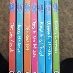 Set of Peppa Pig toddler books.