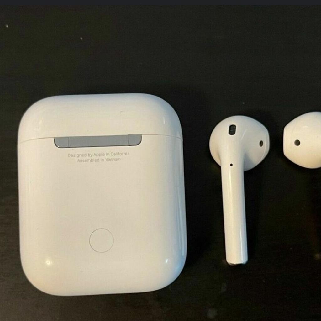 brand new. taken out of box. comes with a free wire too. Apple airpods