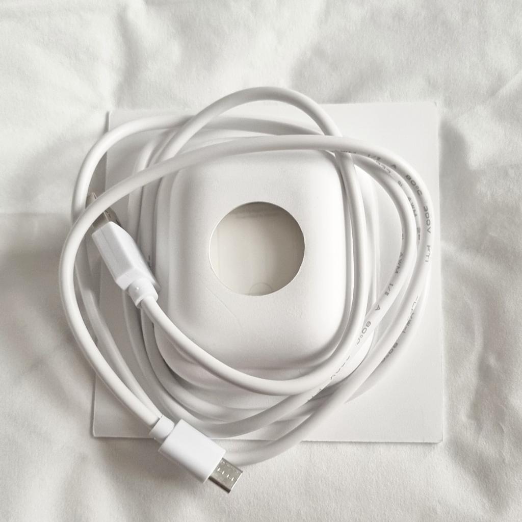 Brand new Apple Airpods, charger and charging case included, box has been opened but not used, please see pics