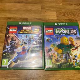 Lego games have been rarely used, selling because we have a series s console, good condition no scratches 

Lego Worlds - £8
Lego Super Hero's 2 - £8