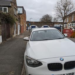 BMW, 1 SERIES, Hatchback, 2012, Manual, 1598 (cc), 5 doors

Location: Walthamstow, London

Running excellent with sports/eco-performance mode and turbo charged engine delivering great fuel efficiency. Low mileage with 100% MOT pass rate. Long MOT until March 2025. Please note the timing chain may need replacing.

Excellent exterior and interior with only a few age related marks as seen in above pictures.
Note: rear left light has a crack; noticeable from a close distance only and a small dent beneath it.
Apart from this, the exterior cosmetic is mostly in an excellent condition. Any questions, please feel free to ask.