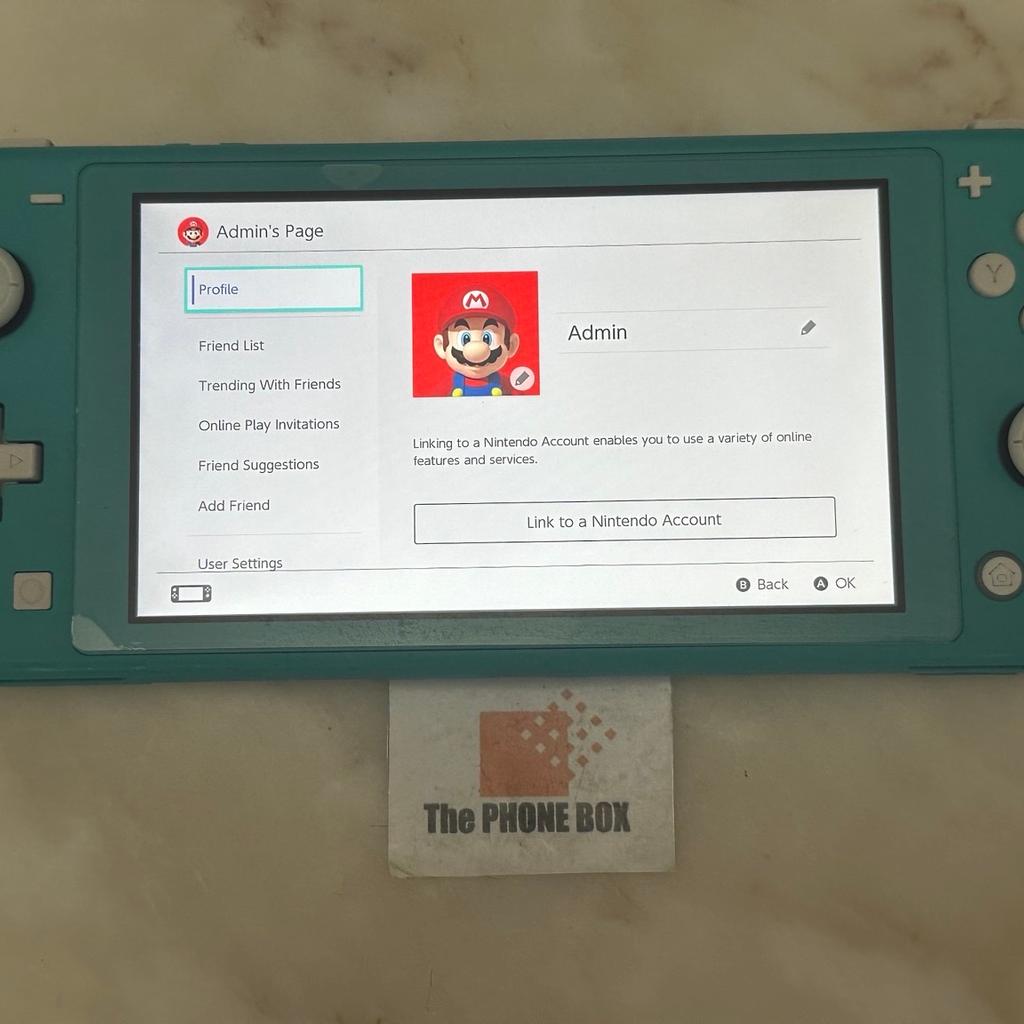 Nintendo Switch Lite in Turquoise. Hardly used so in excellent condition and boxed with charger. 6 months warranty. £125. Collection only from our shop in Ashton-in-Makerfield. Thanks.