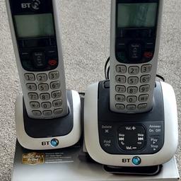 BT 3250 twin cordless landline phones with answer machine. Collection drom DY2 area. Available until advert removed.