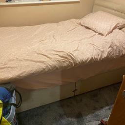 Selling small double with mattress optional. Bed is used but in good condition easy to move and assemble. Want a quick sell