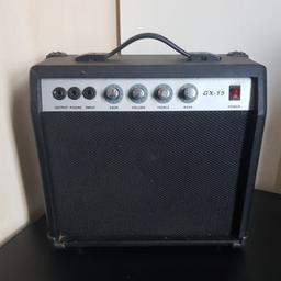 gx~15 guitar amp 
good condition 
great sound , little used 
with power lead 
collect from s21 killamarsh