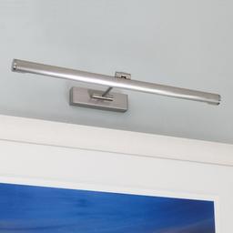 Illuminate your artwork with this elegant Astro Goya LED picture light. Crafted with a brushed nickel finish, this wall-mounted light fixture showcases modern sophistication. The T5 bulb shape code and 13 W power consumption provide ample illumination without sacrificing energy efficiency. From the renowned manufacturer Astro, this model boasts a sleek design, measuring 590 mm in length. The LED lighting technology ensures a long-lasting and bright display of your favourite art piece. Perfect for indoor installation, this picture light will add a touch of class to any home décor.

You are bidding for 1x Picture Light, there are 2 available.
